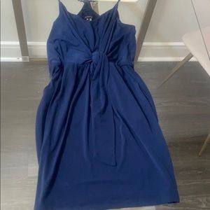 I STATE navy tie front dress